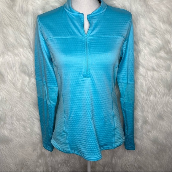 Under Armour Cold Gear Morning Mile 1/4 Zip Fitted Top Size Medium - Picture 5 of 12